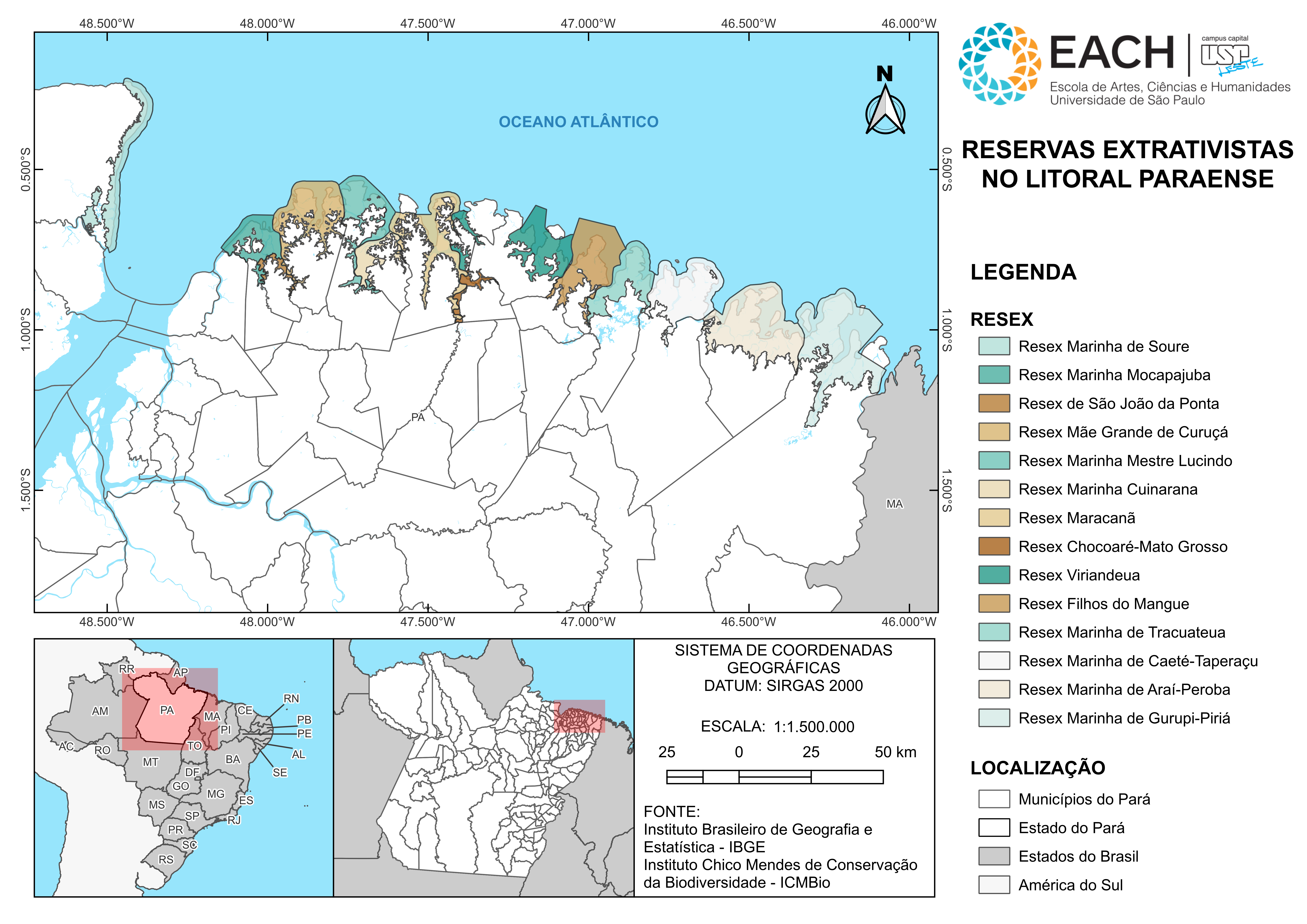 Reservas Extrativistas no Litoral Paraense