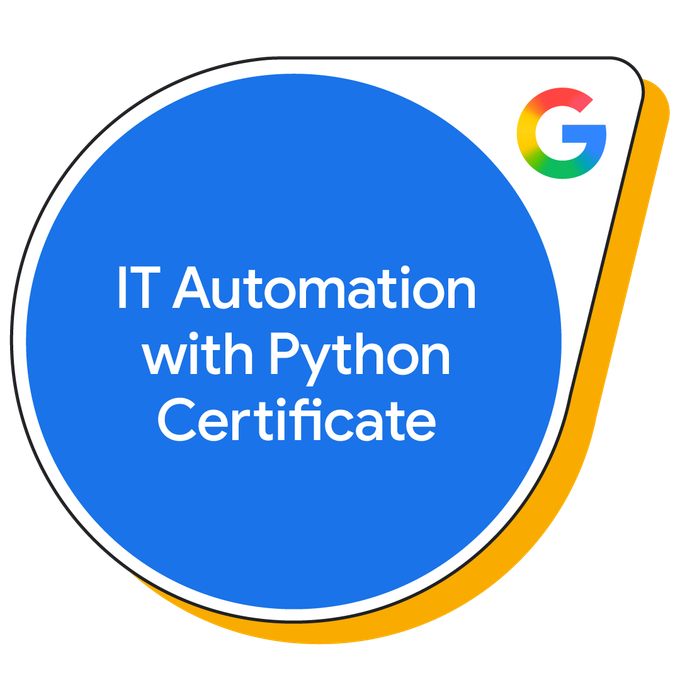 Google IT Automation with Python