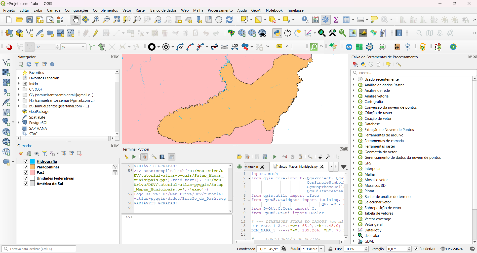 Automação de Mapas de Localização no QGIS